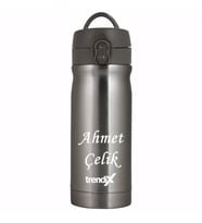İsme Özel Termos 350Ml. Trendix Gri