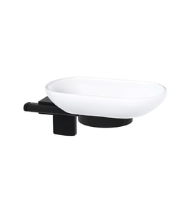 Tema Premium Serisi Banyo Sabunluk Mat Siyah