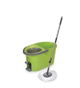 ŞeyliŞeyler - Lime Pedal Power Temizlik Seti - Patentli Pedallı Mop Takımı - 1600 Devir