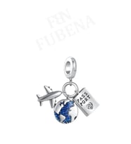 Fubena Uçak Dünya ve Pasaport Sallantılı Charm