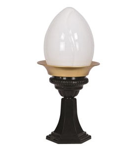 AVONNI BSU-68058-BSA-OP Sarı/Siyah Boyalı Dış Mekan Aydınlatma E27 Aluminyum Akrilik Cam 22cm
