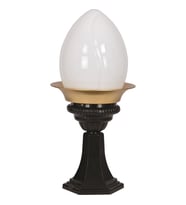 AVONNI BSU-68058-BSA-OP Sarı/Siyah Boyalı Dış Mekan Aydınlatma E27 Aluminyum Akrilik Cam 22cm