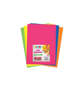 Puti Fon Kartonu Fosforlu 50x70 Karışık Renk 50 Adet