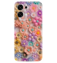 Oppo A6 Pro Kılıf Boutique Baskılı Resimli Rengarenk Papatyalar Pcode -060