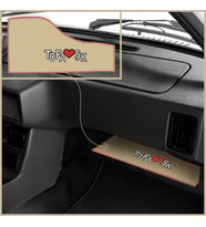 Tofaş Şahin Doğan Kartal Alçak - Düşük Ön Göğüs Bej Renk Nakışlı Torpido Koruma Kaplama Halısı