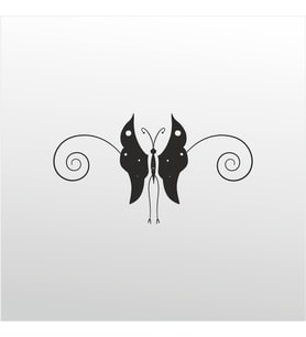 Folyo Sticker Arı Kelebek 60cm Uzunluk (Karışık)
