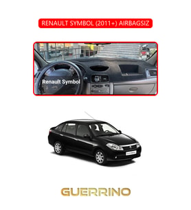 RENAULT SYMBOL 2011+ AIRBAGSIZTORPİDO KORUMA HALISI KIRMIZI KENAR