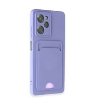 Po X5 Pro 5g Kılıf Kelvin Kartvizitli  - Lila