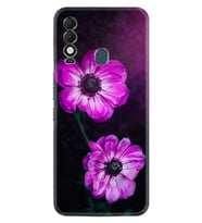 Tecno Spark 8T Kılıf Resimli Desenli Silikon Platinium Series Çiçekler 1869