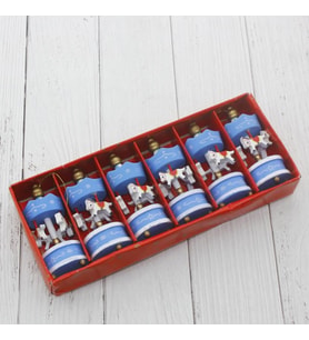 Mavi Mini Atlı Karınca 6 Lı