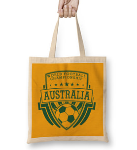 Australia Shield World Football Championship Bez Çanta Uzun Saplı