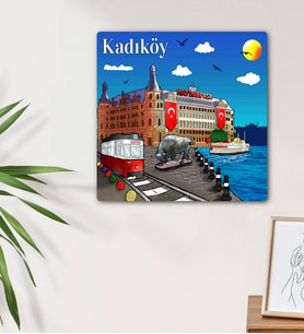 Kadıköy Tasarımlı Mdf Duvar Tablosu