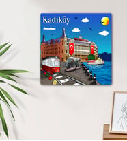 Kadıköy Tasarımlı Mdf Duvar Tablosu