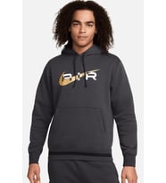 Nike Sportswear Air Fleece Hoodie Erkek Kapüşonlu Sweatshirt Antrasit