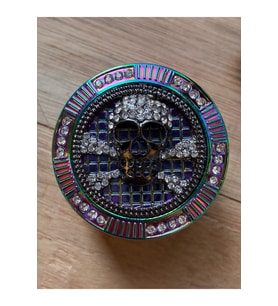 50mm Metal Baharat Öğütücü, 4 Katlı Mıknatıslı, Yapışmaz Hazne