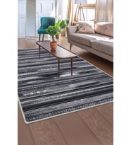 Dijidekor Halı Gri Cool Köln Yıkanabilir Saçaksız Kesme İnce Yolluk Kilim Salon Halısı Modelleri
