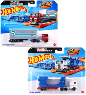 Hot Wheels 2 Araç Transformers Set - Optimus Prime & Ultra Magnus (1/64)