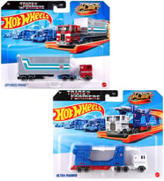 Hot Wheels 2 Araç Transformers Set - Optimus Prime & Ultra Magnus (1/64)