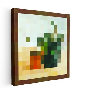 Kare Kanvas Tablo Paradisträd Minecraft Tablosu Ev Ofis Salon Duvar Dekoru