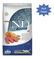N&D Ocean Düşük Tahıllı Somonlu ve Portakallı Kısırlaştırılmış Açık Kedi Maması 1 Kg