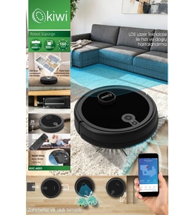 Kiwi KVC-4091 Akıllı Robot Süpürge