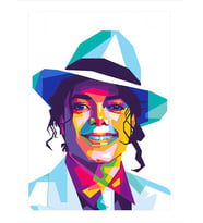 Michael Jackson Modern Ahşap Tablo