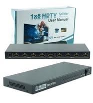 POWERMASTER PM-14218 1.4V 1080P 8 PORT HDMI SPLITTER DAĞITICI