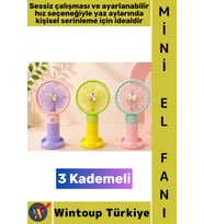 #Vantilatör Kompakt Mini Çanta Boy Gündelik Seyahat Tipi Taşınabilir Hafif Sessiz Çalışma Ev Ofis Ya