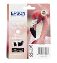 Twinpack T087. Containing No.2 Cartridges Gloss C13T08704010