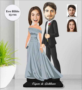 Kişiye Özel Sevgili Ahşap Eco Biblo -25