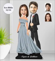 Kişiye Özel Sevgili Ahşap Eco Biblo -25