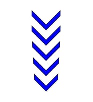 Cg Mavi Çamurluk Üst Sticker