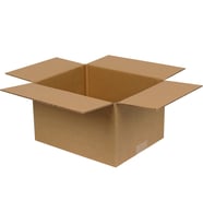 Tek Oluklu E-Ticaret, Kargo Kolisi 22x22x18 Cm Esmer C Dalga 50 Adet