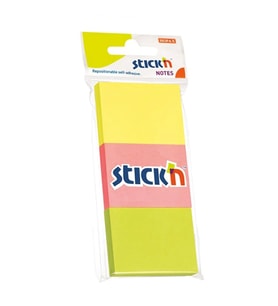 GIPTA STICKN 35X51 NEON 3 RENK YAPIŞKANLI NOTLUK 100 YP.