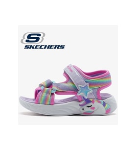 Skechers Unicorn Dreams 303107L-LVMT Işıklı Ortopedik Çocuk Sandalet