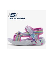 Skechers Unicorn Dreams 303107L-LVMT Işıklı Ortopedik Çocuk Sandalet