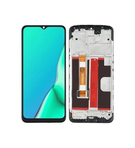 Oppo A5 2020 Ekran Dokunmatik Çıtalı SRV (Siyah)