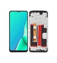 Oppo A5 2020 Ekran Dokunmatik Çıtalı SRV (Siyah)