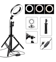 Selfie Led Işık 10inç Youtube,Makyaj,Kuaför 26cm-2m Stand