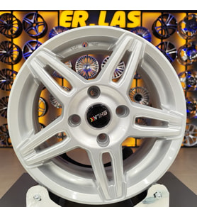 4 Adet SLK-1684 6*14 4*108 ET38 63,3 SILVER JANT (Takım)