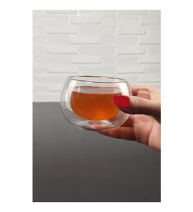 Çift Cidarlı Cam Reçellik 6 Adet (Çok Renkli)