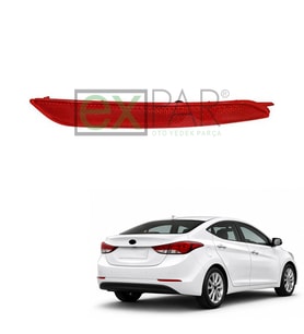 HYUNDAI ELANTRA ARKA TAMPON REFLEKTÖRÜ SAĞ TARAF 2014-2015 MAKYAJLI KASA ELENTRA KEDİ GÖZÜ