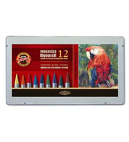 Koh-i Noor Progresso Aquarell Ağaçsız Sulandırılabilir Boya Kalemi 12 Renk 