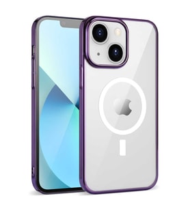 Apple iPhone 14 Plus Kılıf Zore Pixel Magsafe Kılıf (Mor)