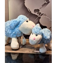 ÇOK ŞİRİN ANNE VE BEBEK KUZU (Bebe Mavisi)