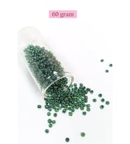 Dökme Cam Kum Boncuk (8/0) 3 mm - 60 Gram - Parlak Yeşil - BNC203