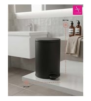 CİGO ÇLK.PEDALLI ÇÖP 3LT. MAT SİYAH -100372