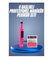 Profesyonel Manikür Pedikür Seti Törpü Makinesi Protez Tırnak Çıkarma