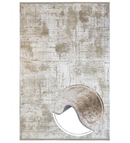 Makine Kaymaz Yıkanabilir Krem Eskitme Salon Halısı Mutfak Halısı Koridor Halısı Yolluk 5016D