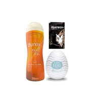 Durex Play 2in1 Ylang Ylang Baştan Çıkartıcı & Kayganlaştırmaya Jel 200 ml + Siyah Deri El Kelepçesi + Hediye